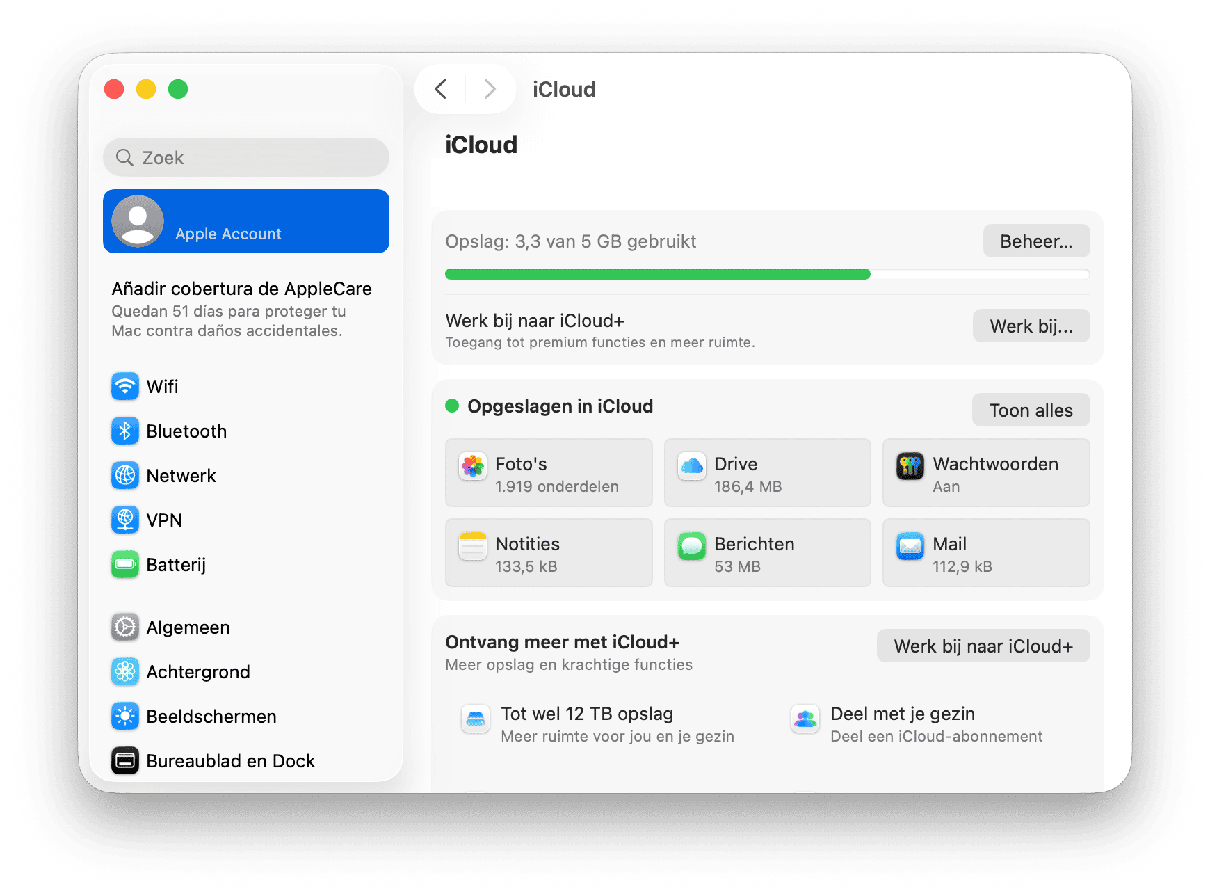 systeem  iCloud