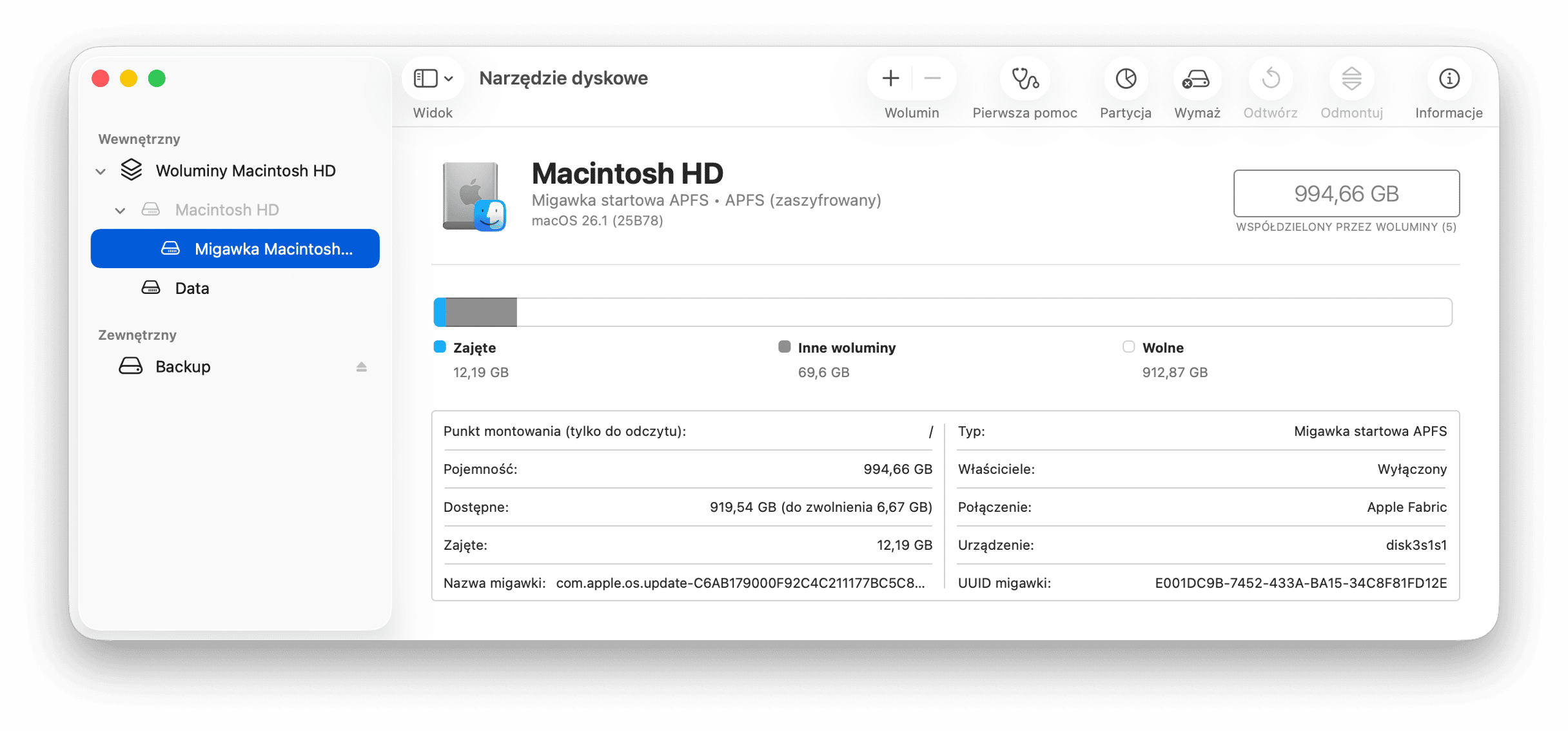 system Narzedzie dyskowe