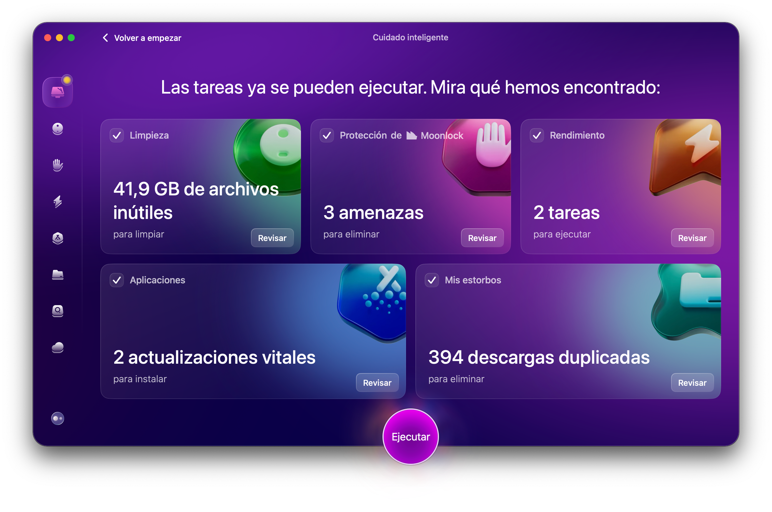 CleanMyMac &ndash; el m&oacute;dulo Cuidado inteligente
