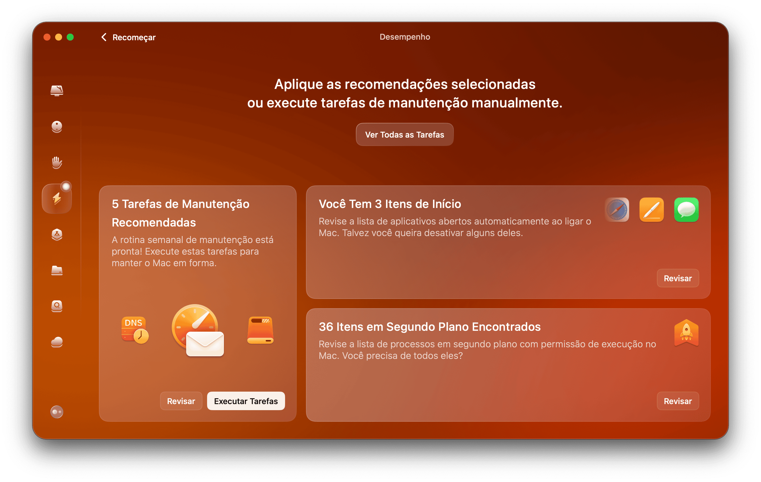 Apague as capturas locais do Time Machine