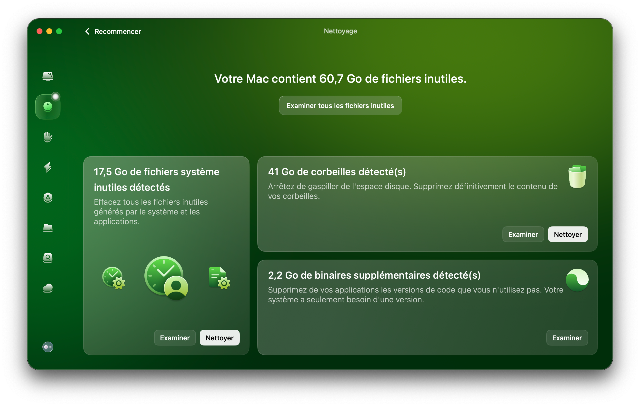 Supprimez les fichiers syst&egrave;me inutiles