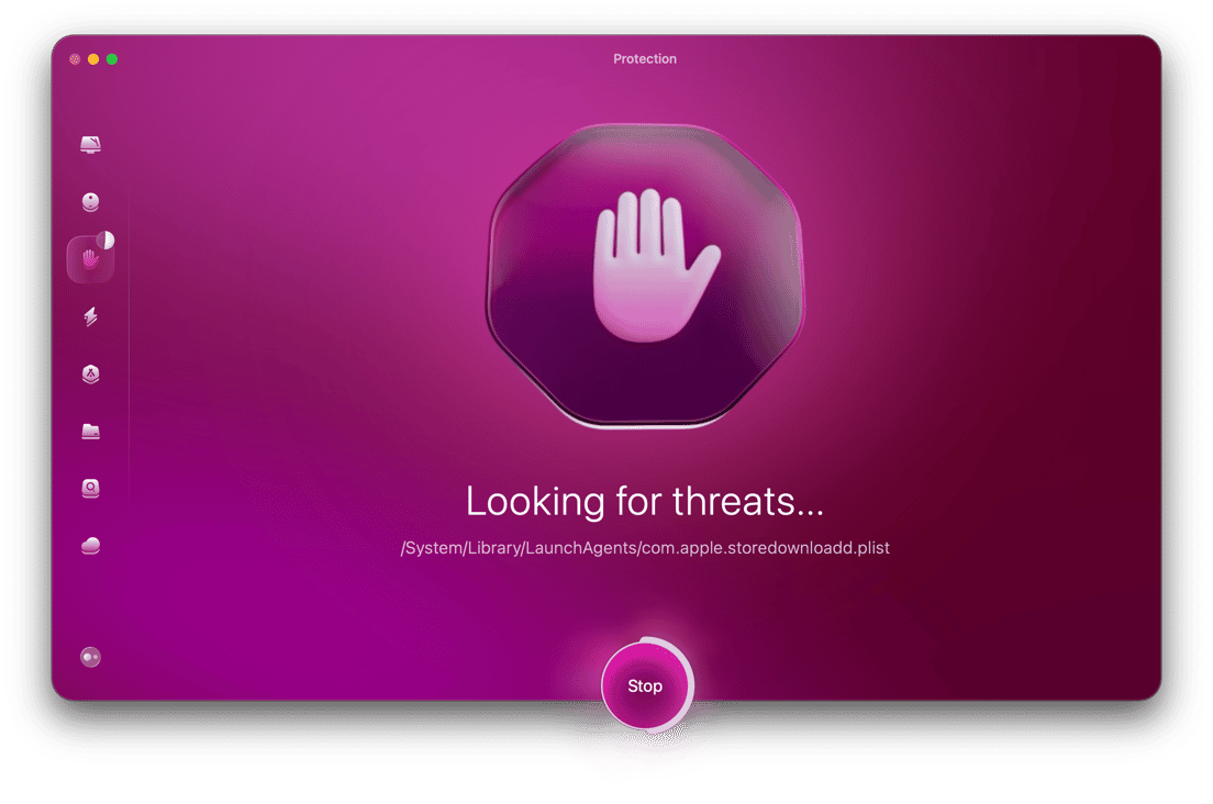 CleanMyMac looking for malware