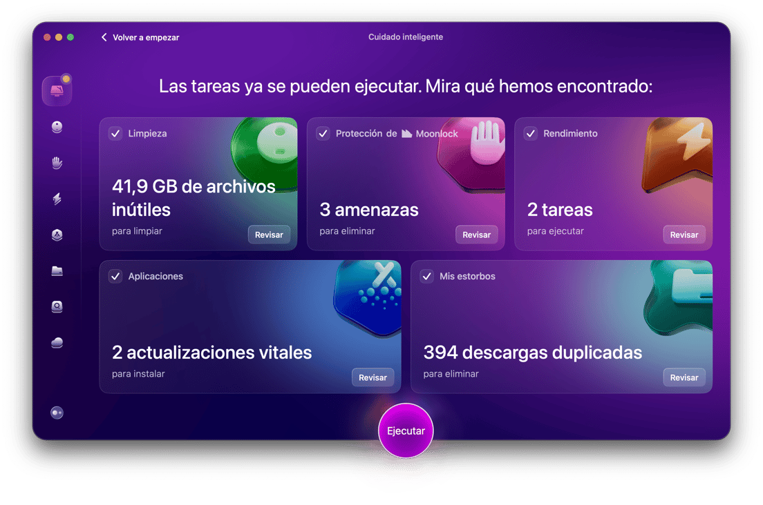 CleanMyMac - Cuidado inteligente