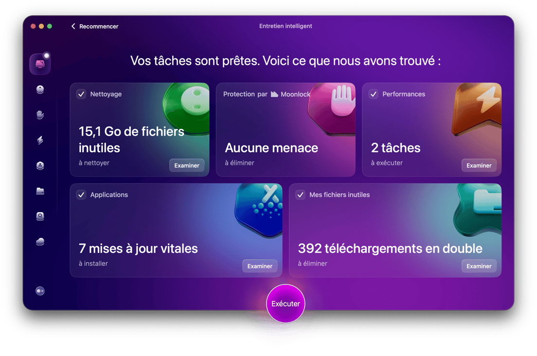CleanMyMac - Entretien intelligent