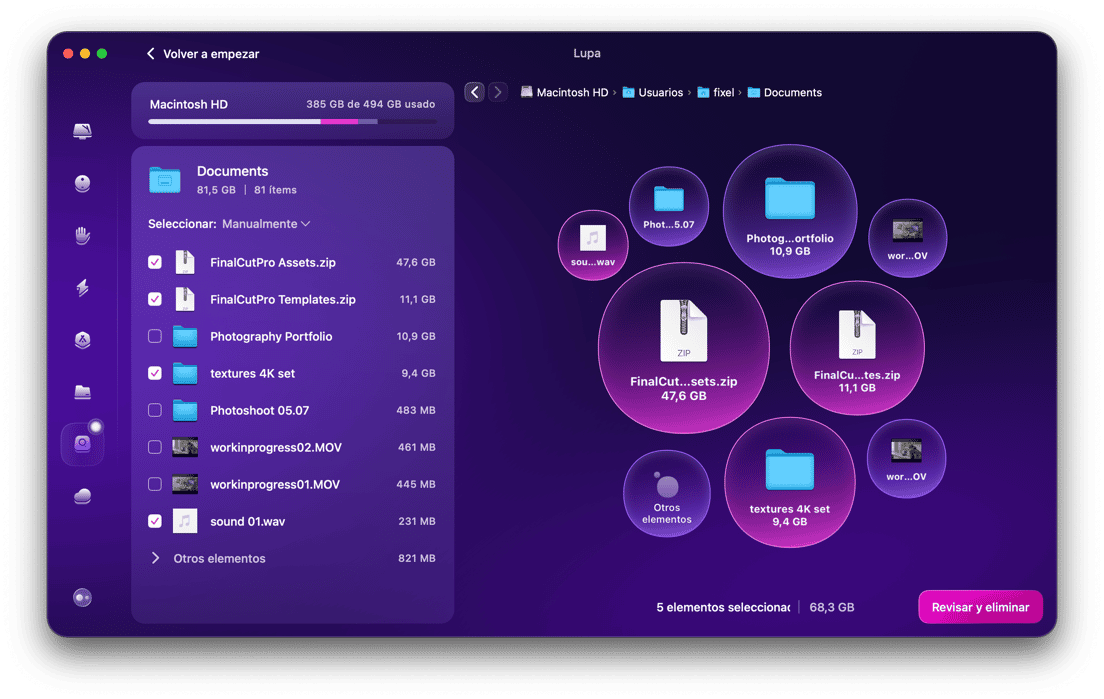 CleanMyMac - Lupa