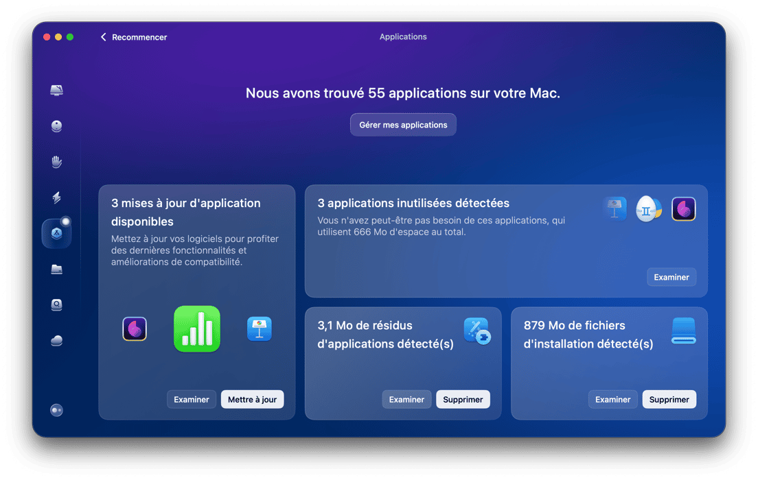 CleanMyMac - Applications