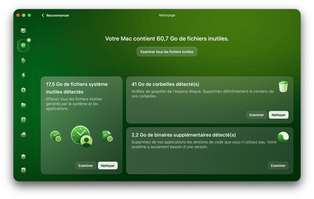 CleanMyMac - Nettoyage