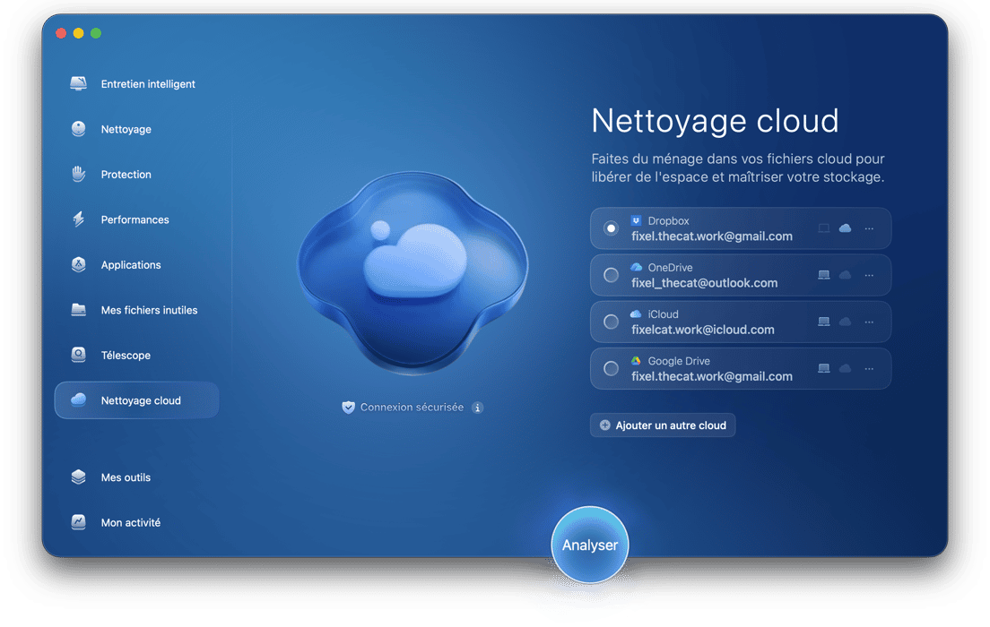Nettoyage cloud&nbsp;: g&eacute;rez le stockage iCloud, Google Drive, OneDrive et Dropbox