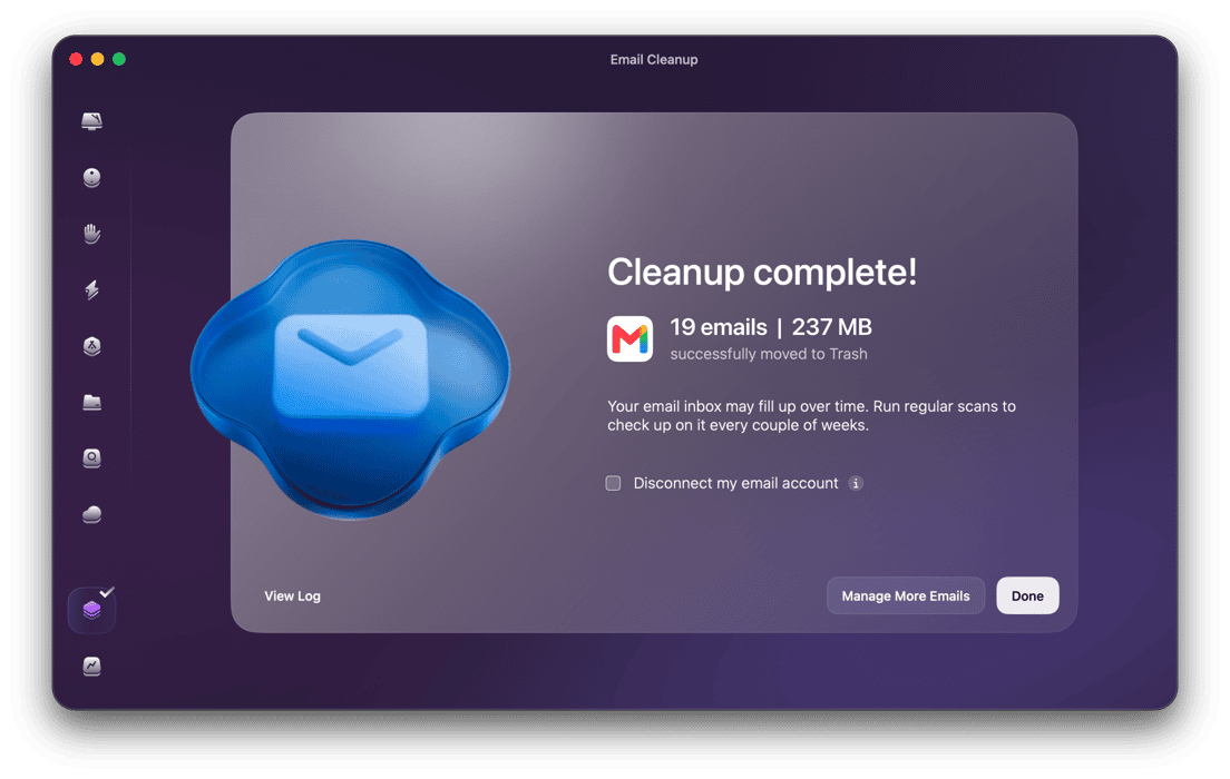Email Cleanup - Cleanup Complete