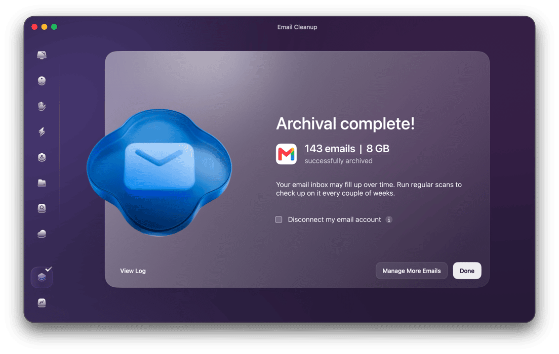 Email Cleanup - Archival Complete