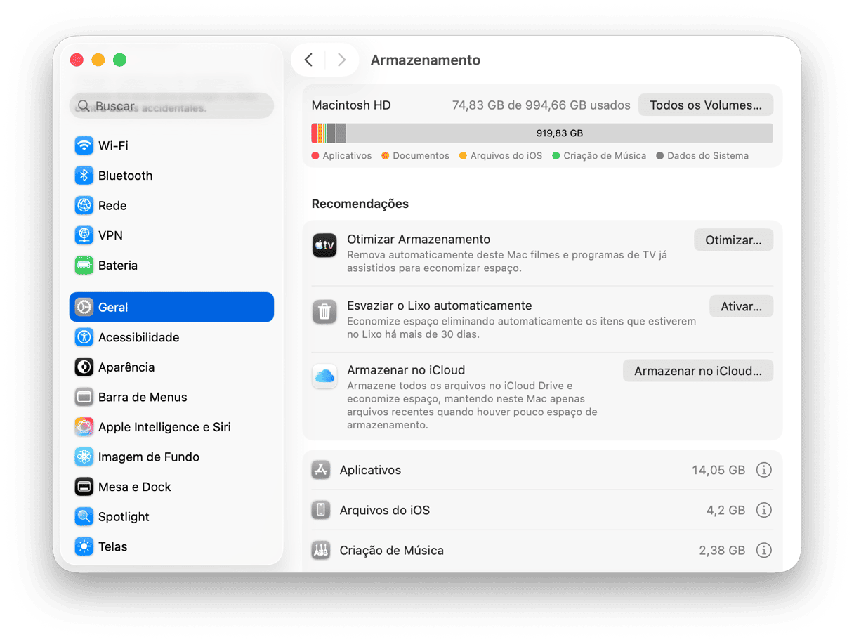 sistema Prefer&ecirc;ncias Armazenar
