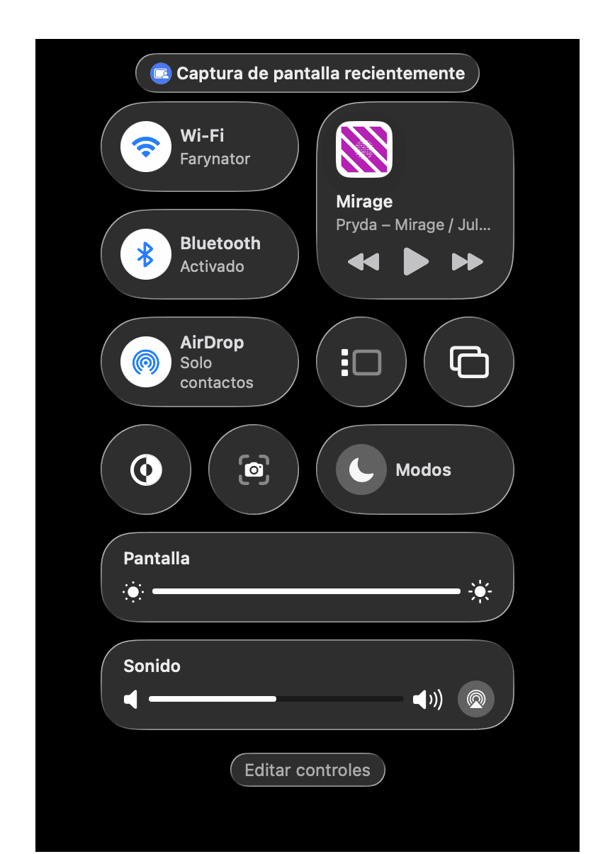 sistema centro de control
