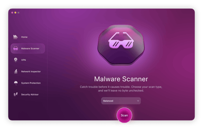 Escáner de malware de Moonlock