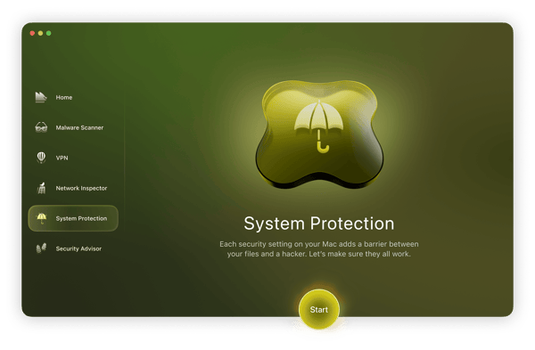 Protección del sistema en Moonlock